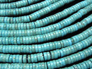 1strand $4.79! Magnesite Turquoise Rondelle (Tube ,Disc) 8x8x2mm 1strand beads (aprx.15inch/38cm)