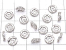 Metal Parts Rondelle 8x8x2mm Silver with CZ 2pcs $2.99!