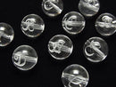 Carving, Crystal Quartz, Round Gemstone Beads
