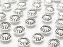 Silver925  Line Carved Rondelle  8mm 5pcs $6.79!
