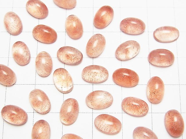 Natural Russian Strawberry Quartz AAA- Oval Cabochon 9x6mm 1pc $24.99!