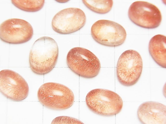 Natural Russian Strawberry Quartz AAA- Oval Cabochon 10x7mm 1pc $29.99!