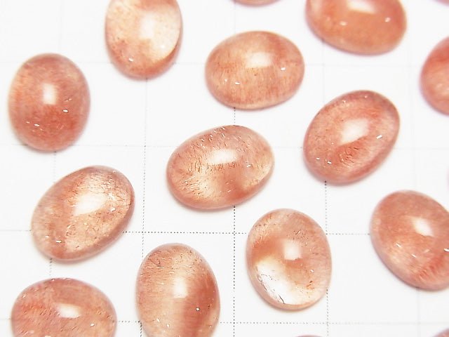 Natural Russian Strawberry Quartz AAA- Oval Cabochon 11x8mm 1pc $49.99!