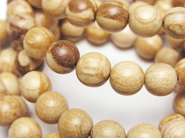 [Video] Palo Santo Round 8mm Bracelet