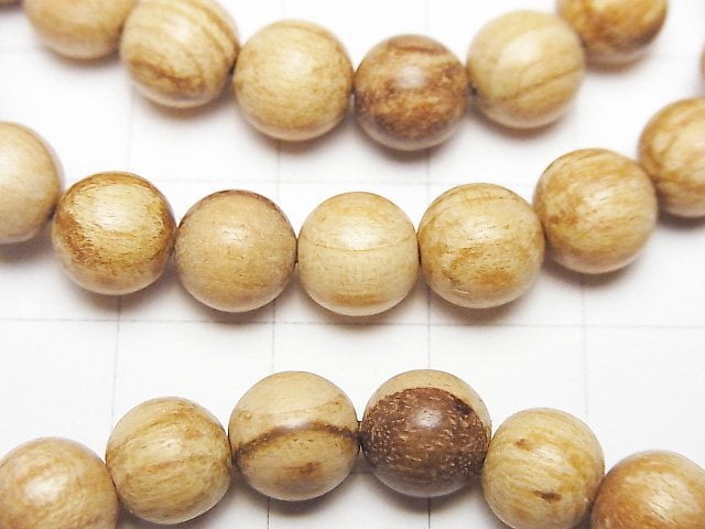 [Video] Palo Santo Round 8mm Bracelet