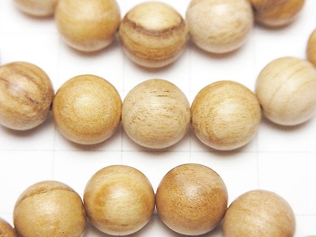 [Video] Palo Santo Round 10mm Bracelet