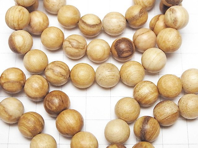 [Video] Palo Santo Round 10mm Bracelet