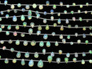 [Video]High Quality Ethiopian Opal AA++ Drop (Smooth) 1strand (18pcs)