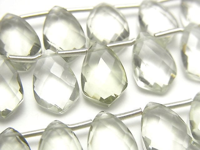 Green Amethyst, Marquise Gemstone Beads