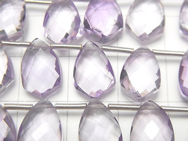 High Quality Pink Amethyst AAA Deformation Faceted Marquise 12x8mm half or 1strand (18pcs ).