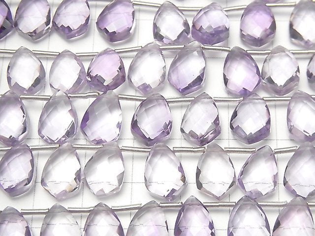 High Quality Pink Amethyst AAA Deformation Faceted Marquise 12x8mm half or 1strand (18pcs ).