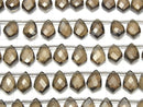 High Quality Smoky Quartz AAA Deformation Faceted Marquise 12x8mm half or 1strand (18pcs ).