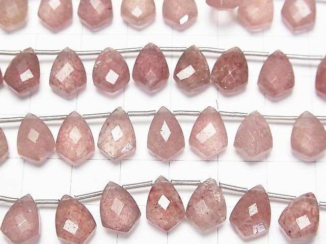 High Quality Pink Epidote AA++ Deformation Faceted Marquise 12x8mm half or 1strand (18pcs ).