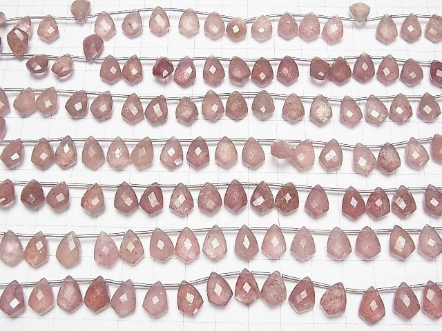 High Quality Pink Epidote AA++ Deformation Faceted Marquise 12x8mm half or 1strand (18pcs ).