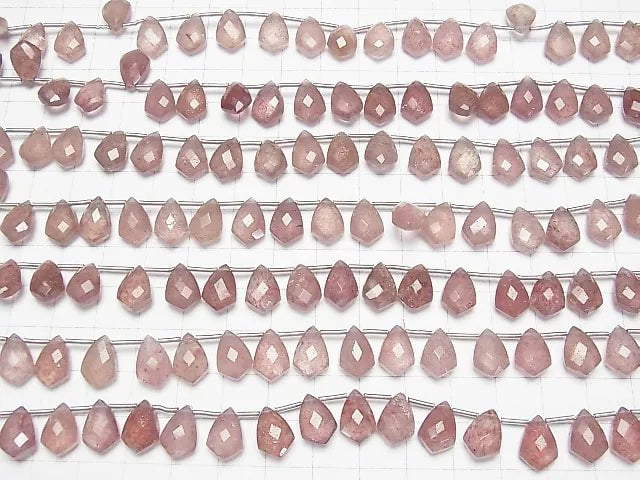 High Quality Pink Epidote AA++ Deformation Faceted Marquise 12x8mm half or 1strand (18pcs ).