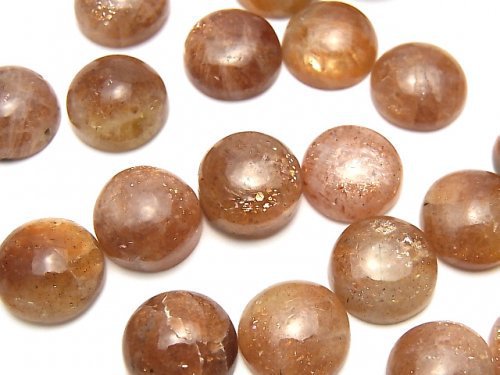 Cabochon, Sunstone Gemstone Beads