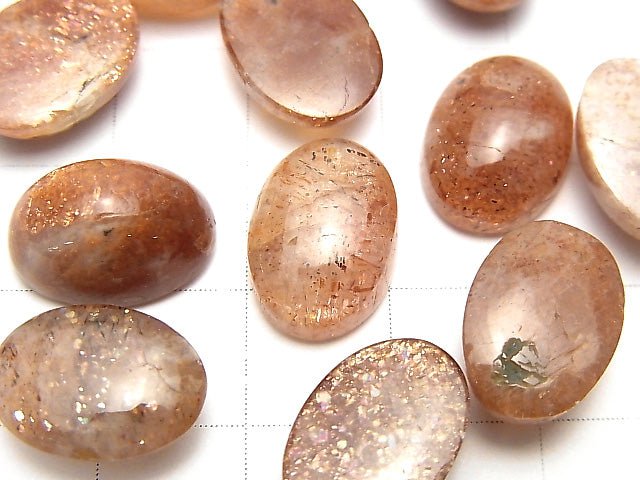 Sunstone AA+ Oval  Cabochon 14x12mm 3pcs $15.99!