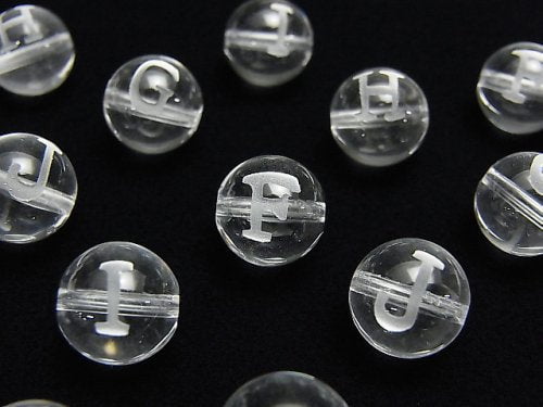 Carving, Crystal Quartz, Round Gemstone Beads