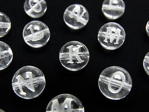 Carving, Crystal Quartz, Round Gemstone Beads