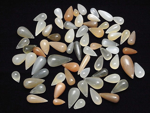 High Quality Multi Color Moonstone Drop (Smooth) 4pcs $9.79!