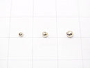 [K10 Yellow Gold] Triangle Round Cut Beads [2mm][2.5mm][3mm] 1pc