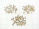 [K10 Yellow Gold] Triangle Round Cut Beads [2mm][2.5mm][3mm] 1pc
