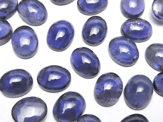 Cabochon, Iolite Gemstone Beads