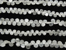 High Quality White Moonstone AAA- Chestnut (Smooth) half or 1strand beads (aprx.8inch/20cm)