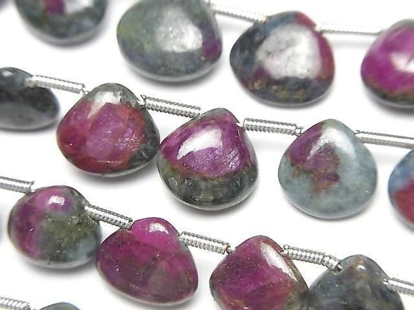 [Video] Ruby Inzoisite Chestnut (Smooth) half or 1 strand beads (approx. 7 inches/17 cm)