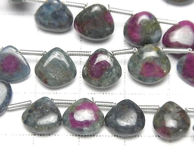 [Video] Ruby Inzoisite Chestnut (Smooth) half or 1 strand beads (approx. 7 inches/17 cm)