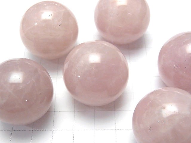 Rose Quartz AA++ Sphere, Round 30mm 2pcs $9.79!