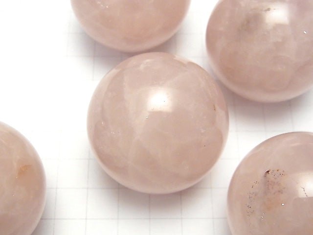 [Video] Rose Quartz AA++ Sphere, Round 40mm 1pc $11.79!