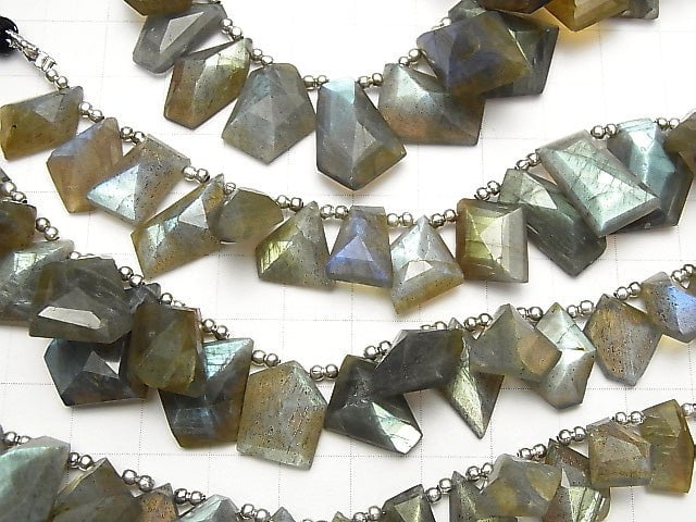 [Video] Labradorite AA++ Mix Shape Cut 1strand (21pcs ).