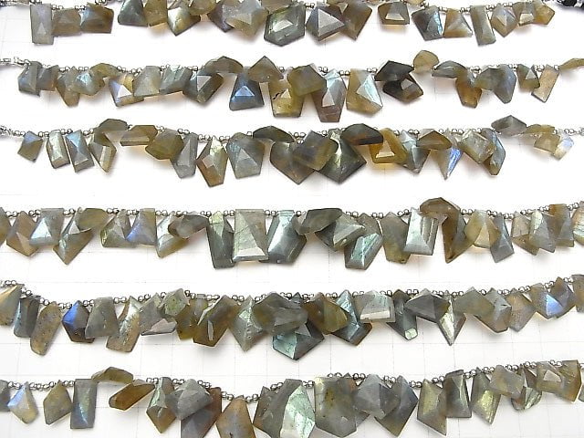 [Video] Labradorite AA++ Mix Shape Cut 1strand (21pcs ).