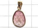 [Video] [One of a kind] Bi-color Tourmaline AAA- Pendant 18KGP NO.6