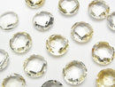 Citrine, Coin, Undrilled (No Hole) Gemstone Beads