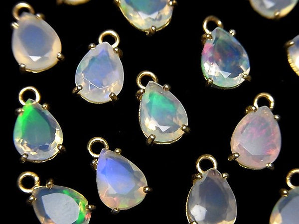 Bezel Setting, Opal, Pear Shape Gemstone Beads