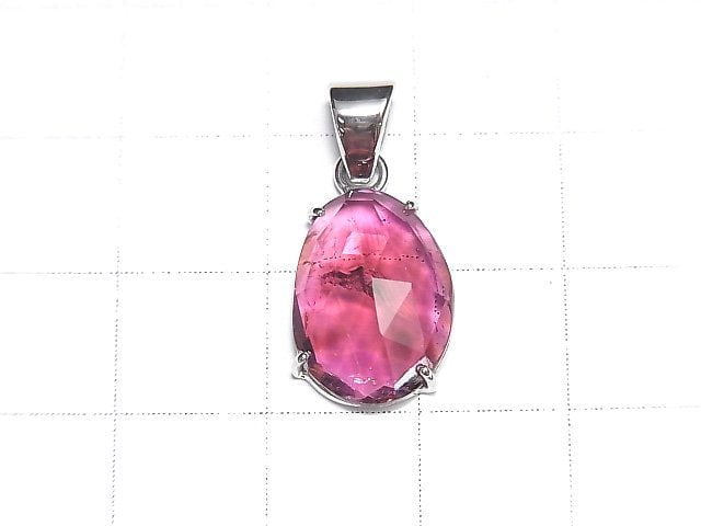 [Video] [One of a kind] Pink Tourmaline AAA- Pendant Silver925 NO.25