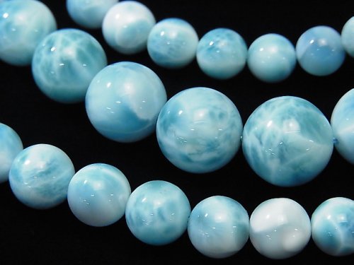 Larimar, Necklace, One of a kind, Round One of a kind