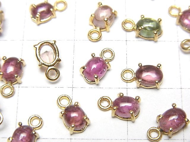 [Video] High Quality Multi Color Tourmaline AAA- Bezel Setting Oval 5x4mm 5pcs $24.99!