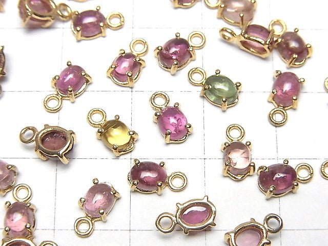 [Video] High Quality Multi Color Tourmaline AAA- Bezel Setting Oval 5x4mm 5pcs $24.99!