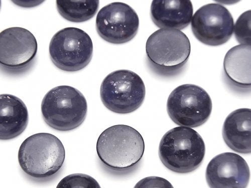 Cabochon, Iolite Gemstone Beads