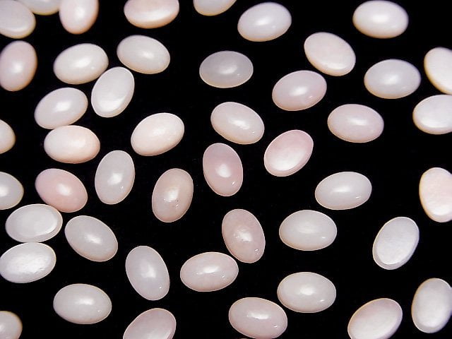 [Video] Pink Opal AAA- Oval Cabochon 6x4mm 10pcs