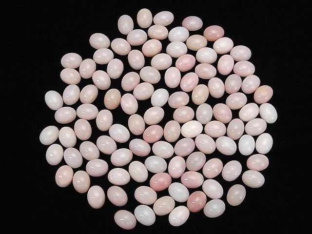 [Video] Pink Opal AAA- Oval Cabochon 8x6mm 5pcs $8.79!