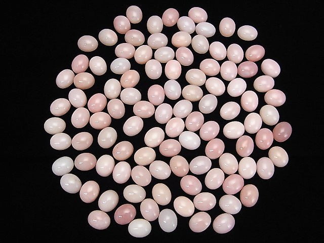 [Video] Pink Opal AAA- Oval Cabochon 10x8mm 3pcs $8.79!