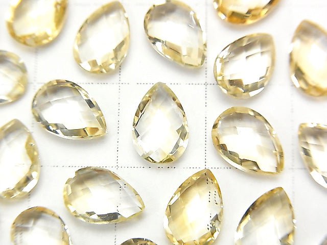 High Quality Light Color Citrine AAA Undrilled Pear shape Cushion Cut 9x6mm 10pcs $6.79!