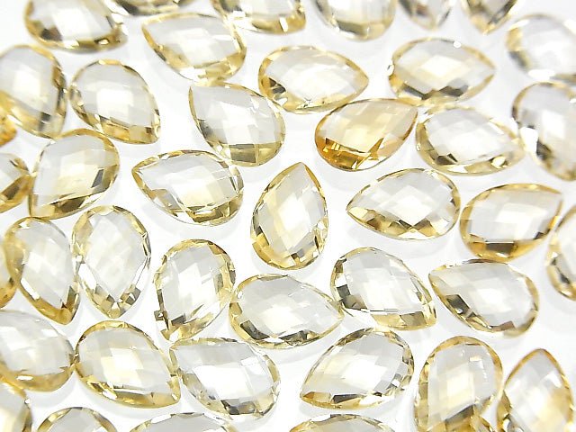 High Quality Light Color Citrine AAA Undrilled Pear shape Cushion Cut 9x6mm 10pcs $6.79!