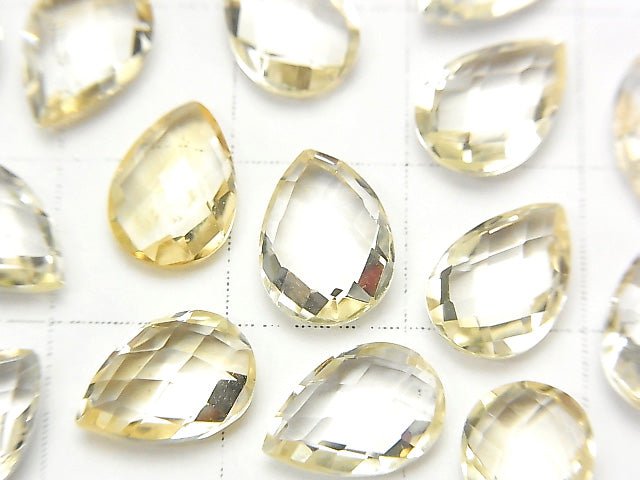 High Quality Light Color Citrine AAA Undrilled Pear shape Cushion Cut 10x7mm 6pcs $6.79!