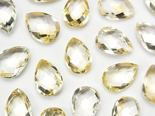 Citrine, Pear Shape, Undrilled (No Hole) Gemstone Beads