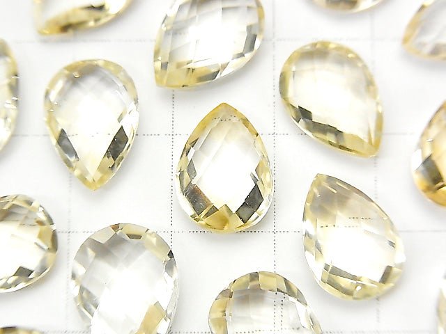 High Quality Light Color Citrine AAA Undrilled Pear shape Cushion Cut 13x9mm 5pcs $7.79!